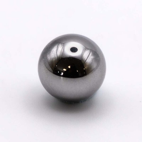 An identer ball used for hardness testing