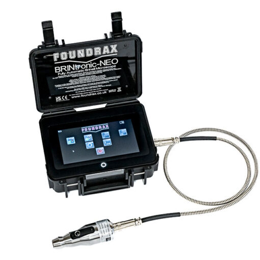 Automatic Brinell measurement microscope manufactured by Foundrax