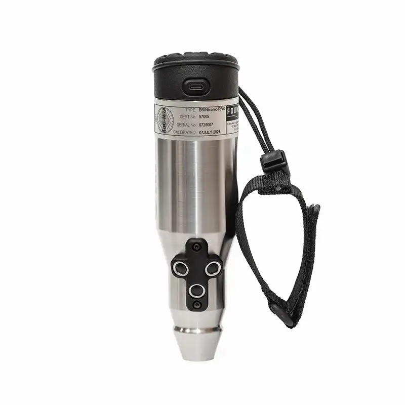 foundrax rivo automatic brinell microscope standing on end